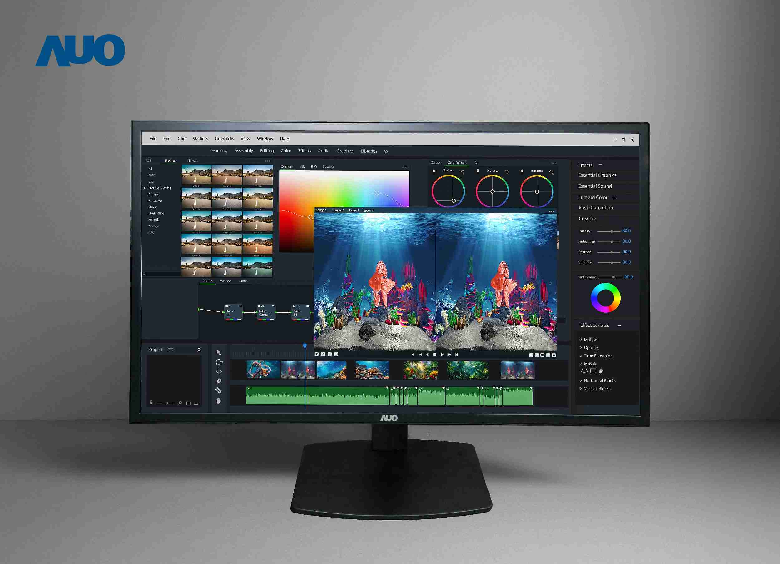 赏金国际开发32吋2D/3D专业桌上型显示器，，，拥有8K4K超高分辨率，，，，并以低串扰算法优化3D显示效果，，，，搭载自动眼球追踪功能，，，能实时调整3D图像，，进行实时2D与3D无缝共存窗口，，，提供图像设计工作者突破二维接口的崭新工作氛围与效率
